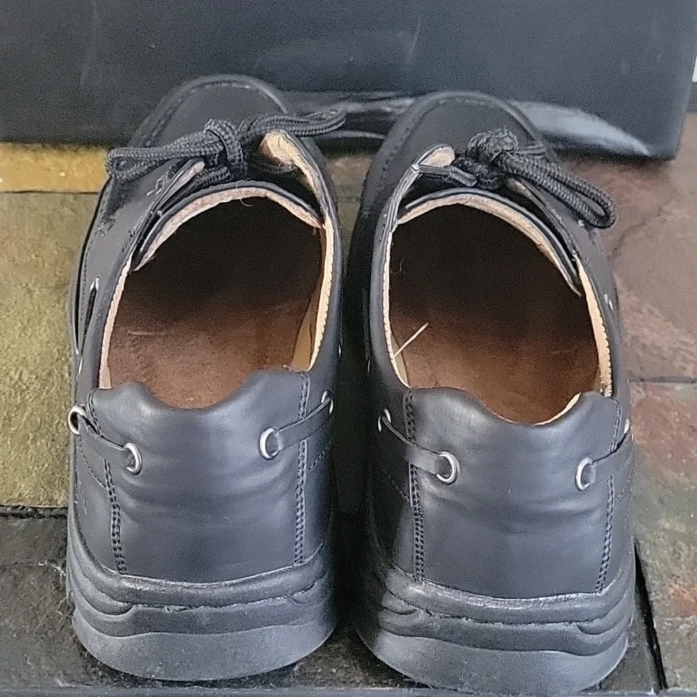 Aston Marc Comfort 03 Men's Boat Shoes, 8.5 M, Black, EUC